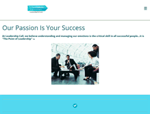 Tablet Screenshot of leadershipcall.com